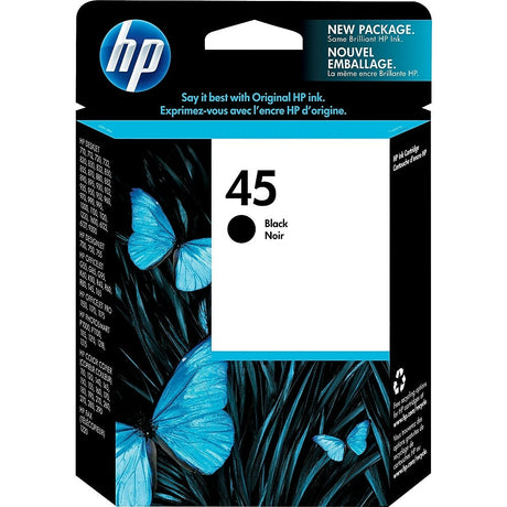 HP Cartouche Jet d'encre Originale Noire (930 pages)  - 51645A