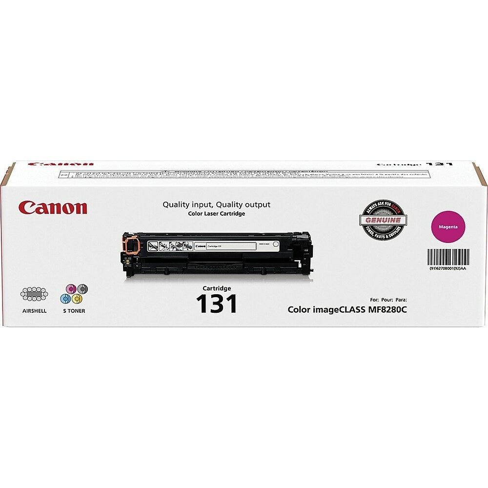 CANON Cartouche Laser Originale Magenta (1 500 pages)  - 131M - 6270B001