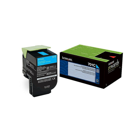 LEXMARK Cartouche Laser Originale Cyan (1 000 pages) - 70C10C0