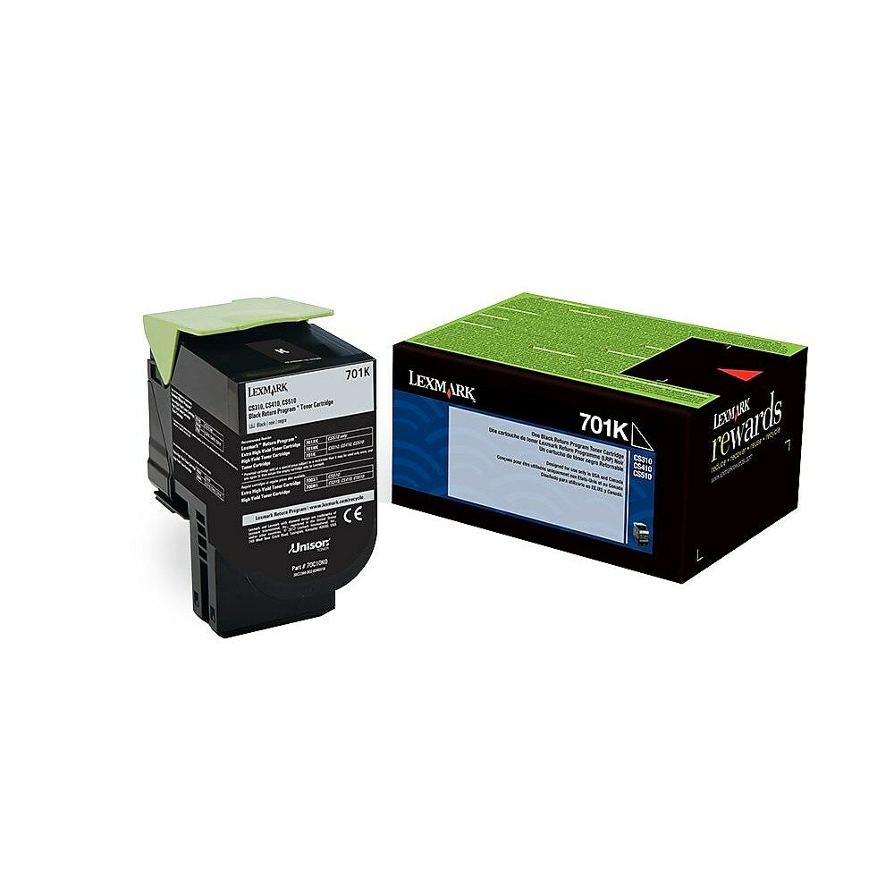 LEXMARK Cartouche Laser Originale Noire (1 000 pages) - 70C10K0