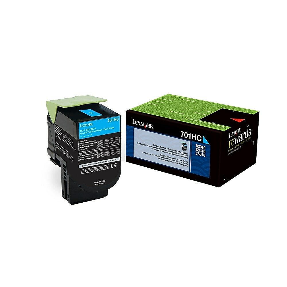 LEXMARK Cartouche Laser Originale Cyan (3 000 pages)  - 701HC - 70C1HC0