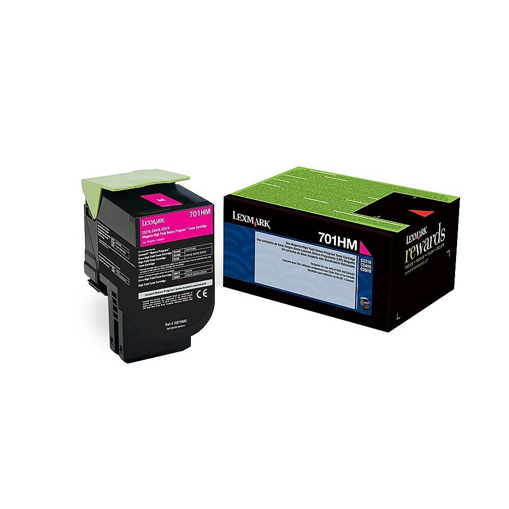 LEXMARK Cartouche Laser Originale Magenta (3 000 pages)  - 701HM - 70C1HM0