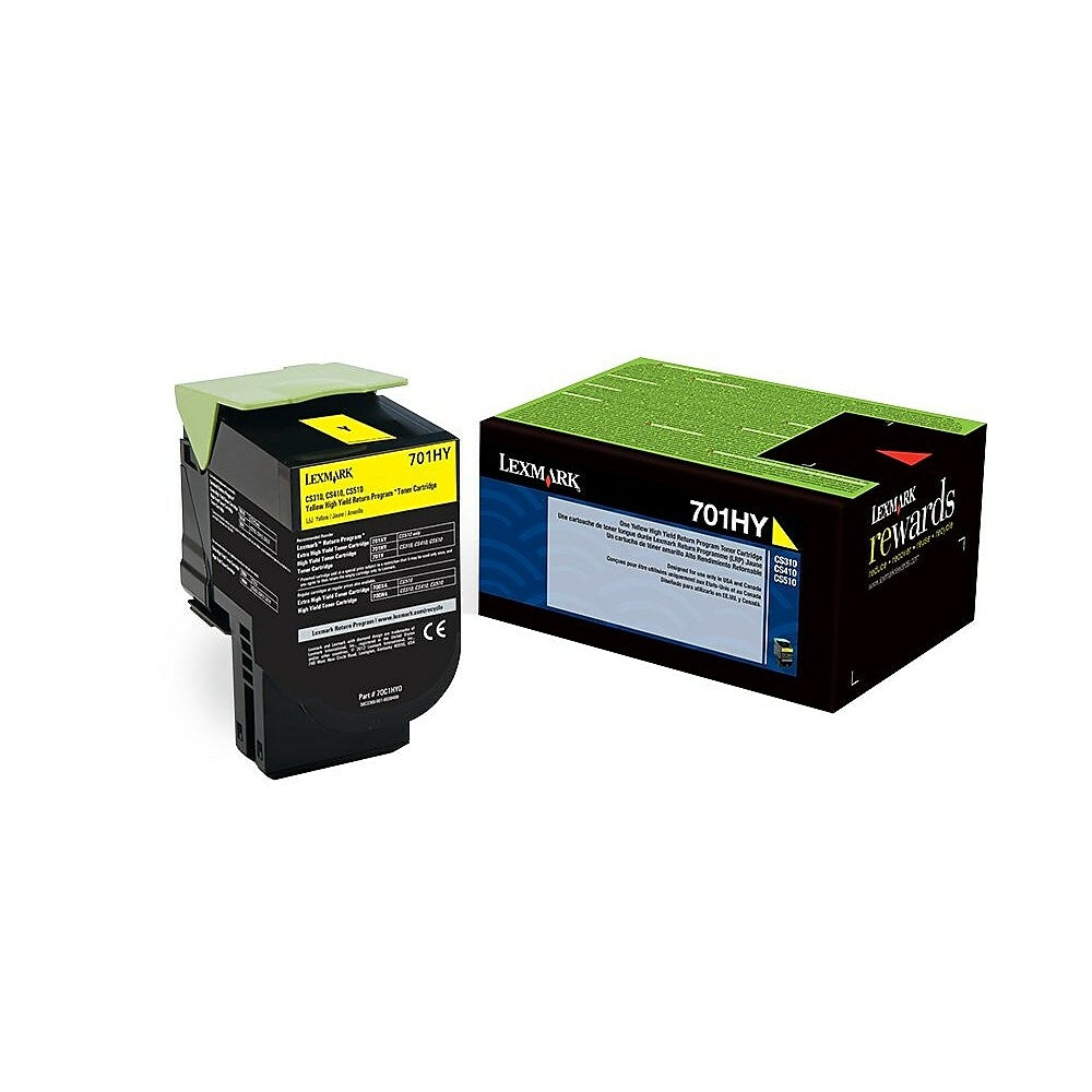 LEXMARK Cartouche Laser Originale Jaune (3 000 pages)  - 701HY - 70C1HY0