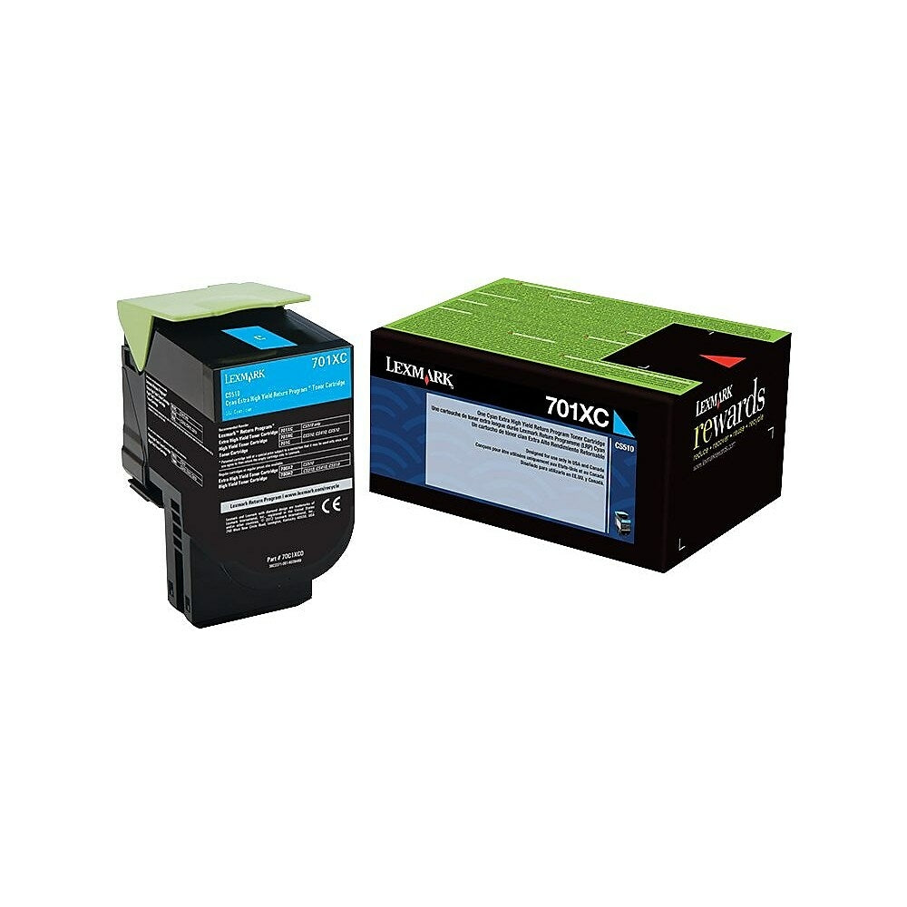 LEXMARK Cartouche Laser Originale Cyan (4 000 pages)  - 701XC - 70C1XC0