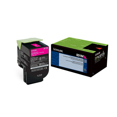 LEXMARK Cartouche Laser Originale Magenta (1 000 pages) - 80C10M0