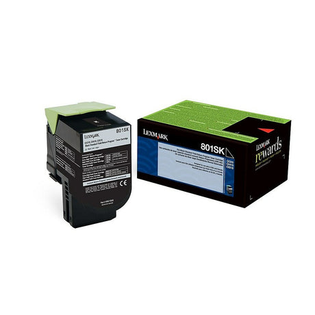 LEXMARK Cartouche Laser Originale Noire (2 500 pages)  - 801SK - 80C1SK0