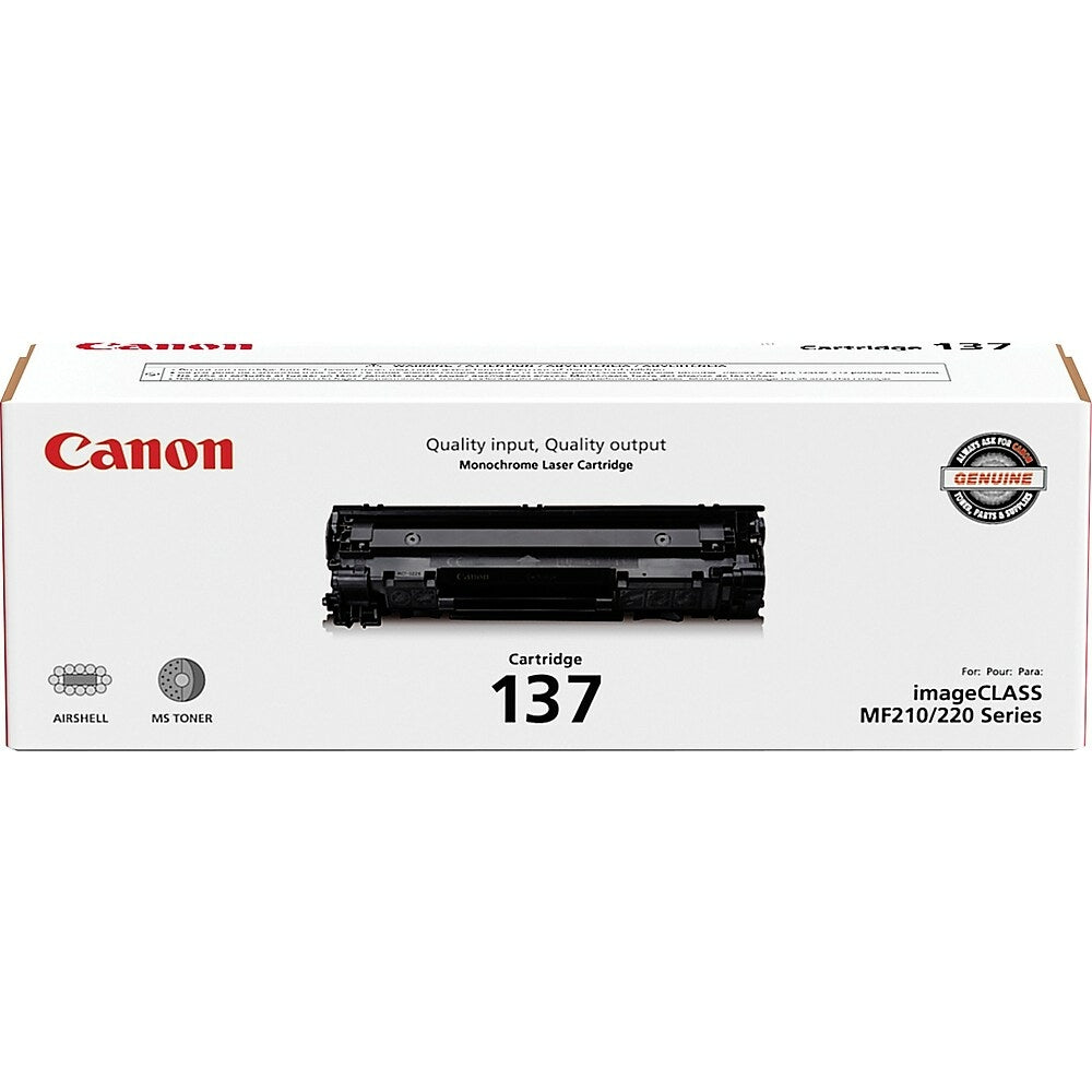 CANON Cartouche Laser Originale Noire (2 400 pages)  - 137 - 9435B001