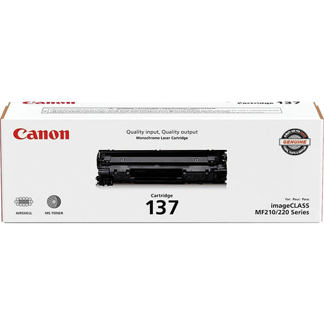 CANON Cartouche Laser Originale Noire (2 400 pages)  - 137 - 9435B001