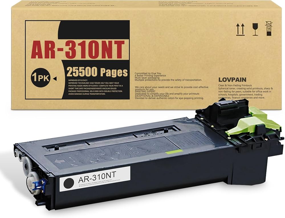 SHARP Cartouche Laser Originale Noire (25 000 pages)  - 310NT - AR310NT