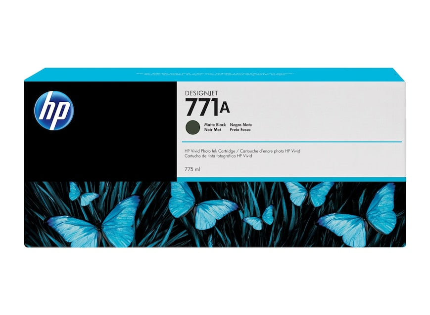 HP Cartouche Jet d'encre Originale Noire, mat 775 ml  - 771A - B6Y15A