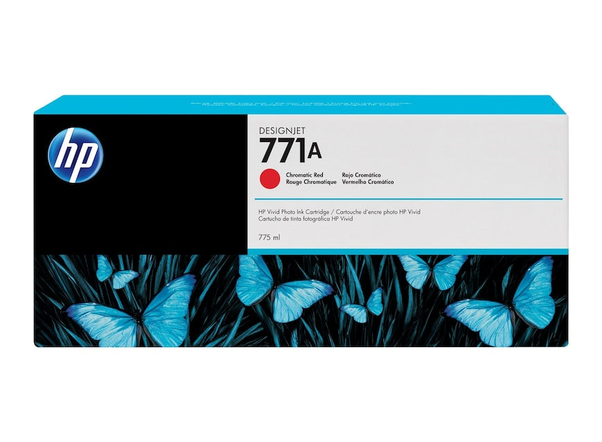 HP Cartouche Jet d'encre Originale Rouge 775 ml  - 771A - B6Y16A