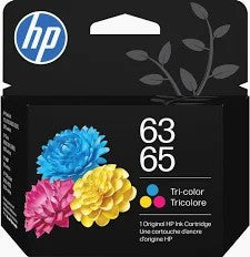 B7RT2AN (63/65) - Cartouche jet d'encre originale HP CYM (100 pages)