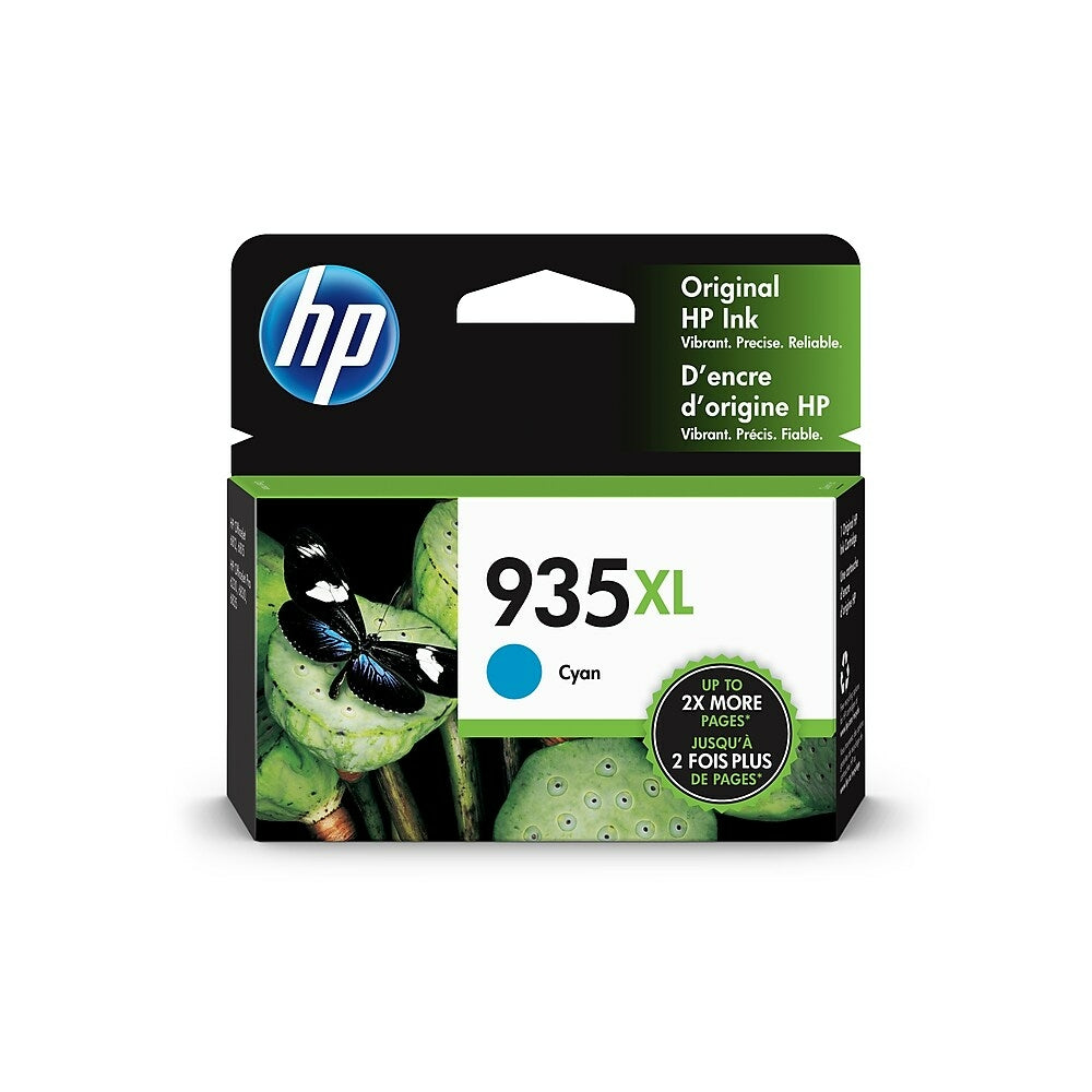 HP Cartouche Jet d'encre Originale Cyan (825 pages)  - 935XL - C2P24AN