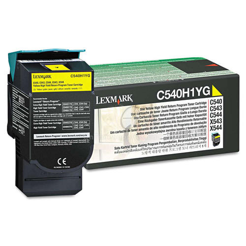 LEXMARK Cartouche Laser Originale Jaune (2 000 pages) - C540H1YG