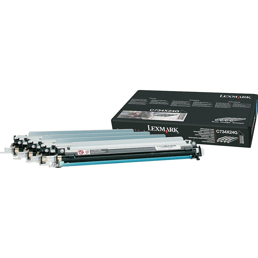 Tambour laser original Lexmark CMYK (20 000 p.) - C734X24G