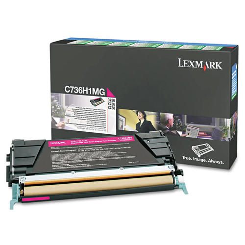 LEXMARK Cartouche Laser Originale Magenta (10 000 pages) - C736H1MG