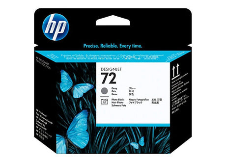 HP Tête d'impression Jet d'encre Originale Photo, noir, et, gris  - 72 - C9380A