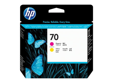 HP Tête d'impression Jet d'encre Originale Magenta, et, jaune  - 70 - C9406A