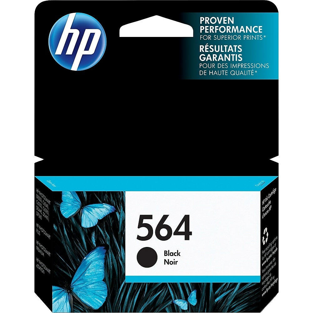 HP Cartouche Jet d'encre Originale Noire (250 pages)  - 564 - CB316WN