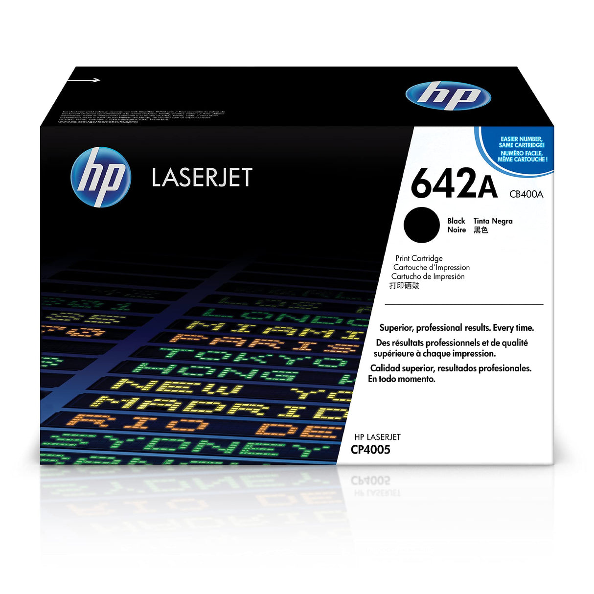 HP Cartouche Laser Originale Noire (7 500 pages)  - 642A - CB400A