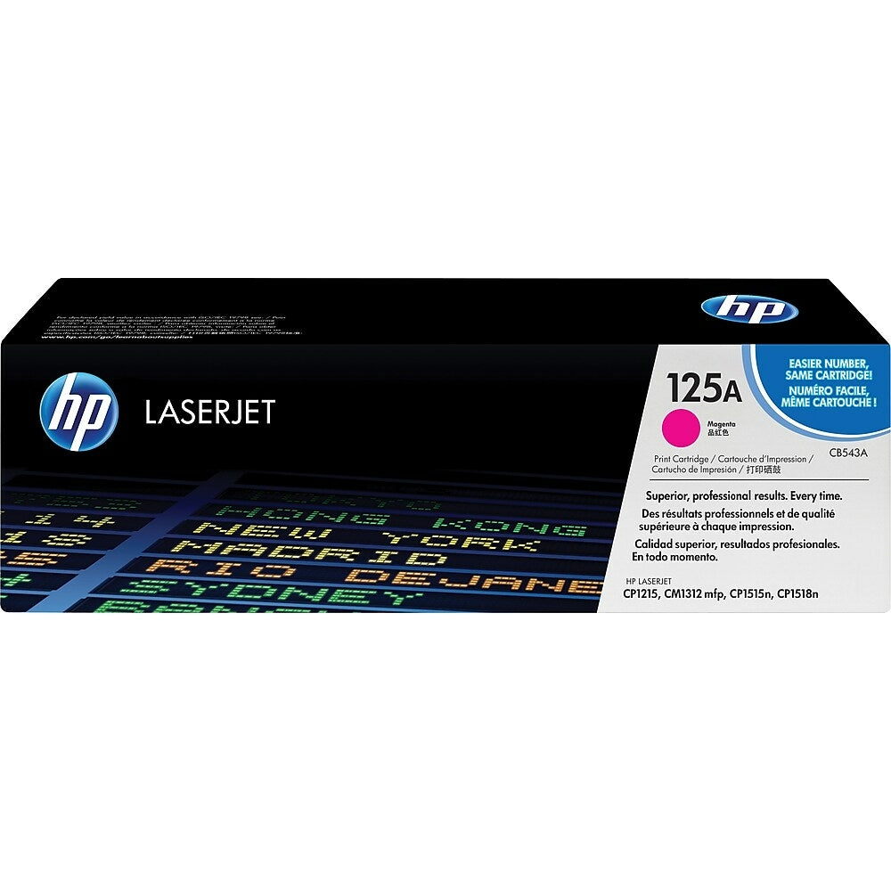 HP Cartouche Laser Originale Magenta (1 400 pages)  - 125A - CB543A