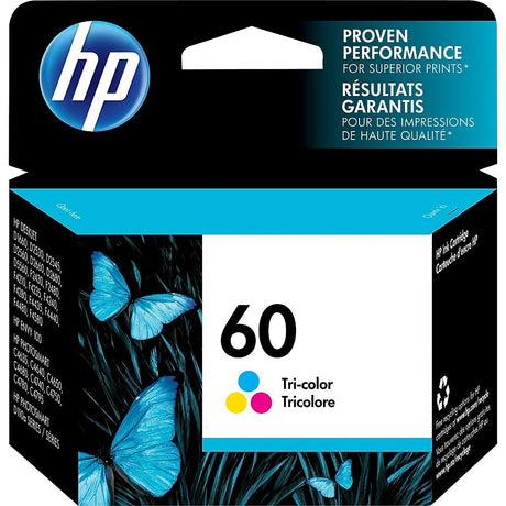 HP Cartouche Jet d'encre Originale CMY (165 pages)  - 60 - CC643WN