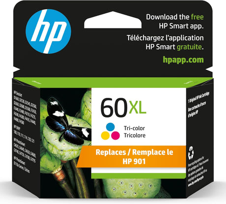 HP Cartouche Jet d'encre Originale CMY (440 pages)  - 60XL - CC644WN