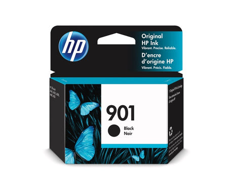 HP Cartouche Jet d'encre Originale Noire (200 pages)  - 901 - CC653AN