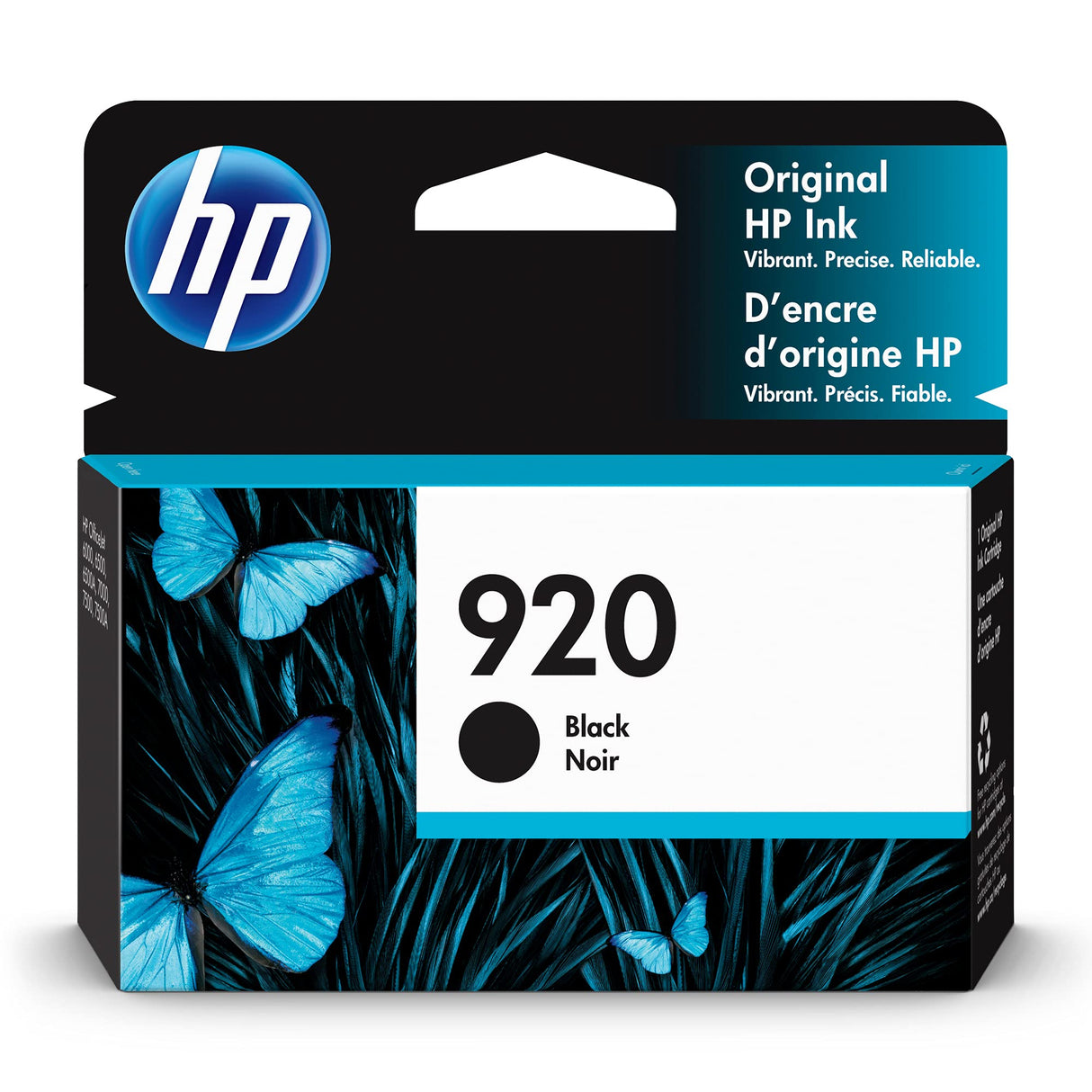 HP Cartouche Jet d'encre Originale Noire (420 pages)  - 920 - CD971AN