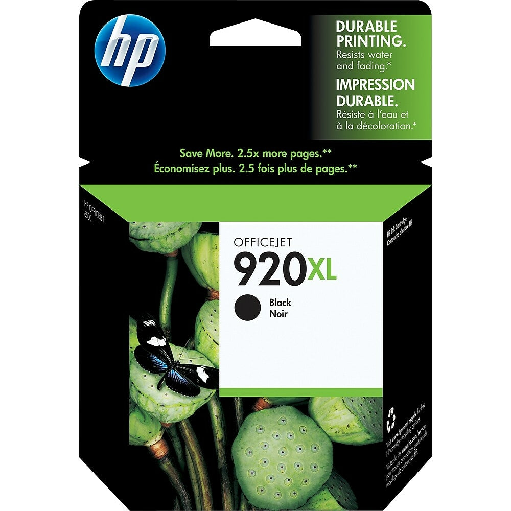 HP Cartouche Jet d'encre Originale Noire (1 200 pages)  - 920XL - CD975AN