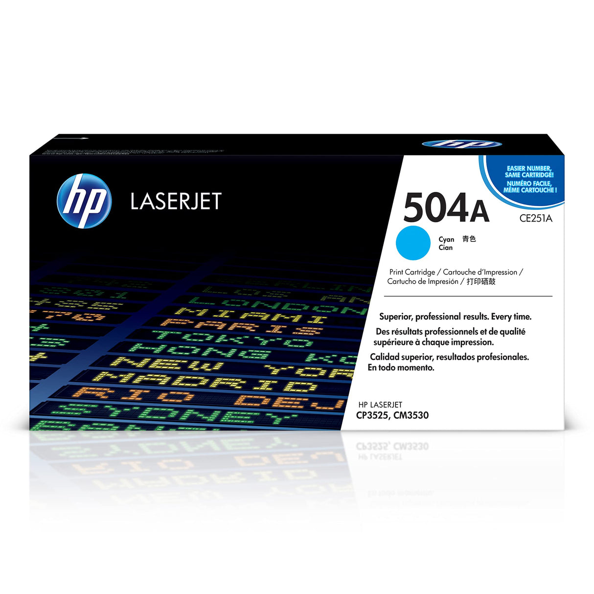 HP Cartouche Laser Originale Cyan (7 000 pages)  - 504X - CE251A