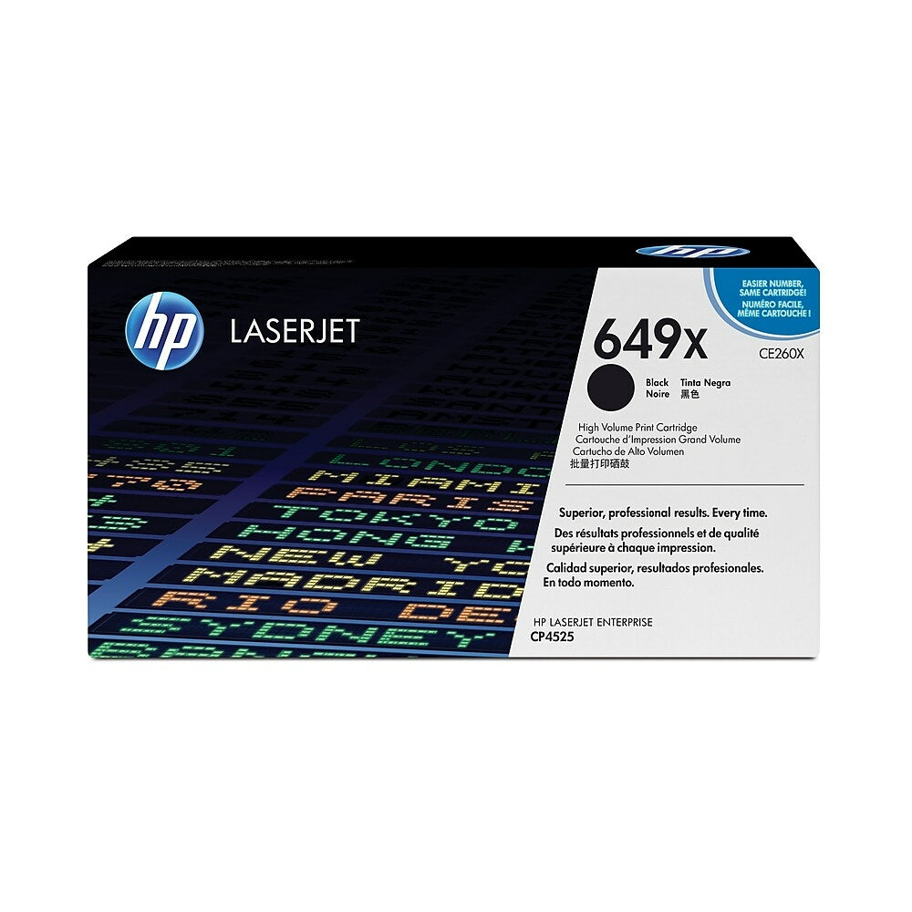 HP Cartouche Laser Originale Noire (17 000 pages)  - 647X - CE260X