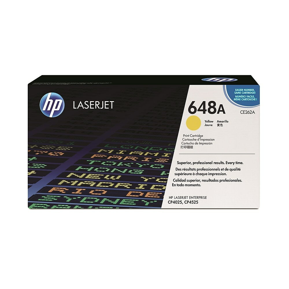 HP Cartouche Laser Originale Jaune (11 000 pages)  - 648A - CE262A
