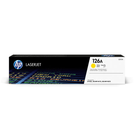 HP Cartouche Laser Originale Jaune (1 000 pages)  - 126A - CE312A
