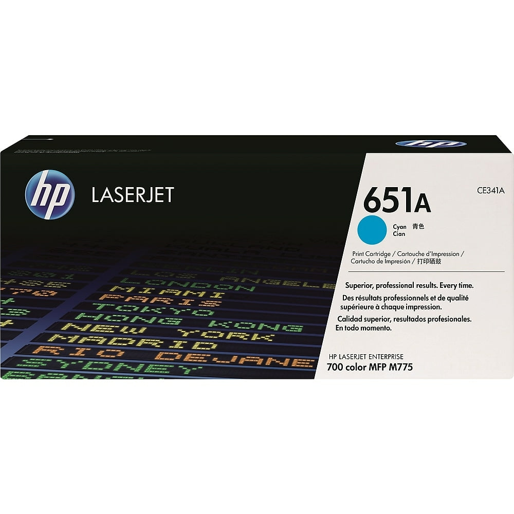 HP Cartouche Laser Originale Cyan (16 000 pages)  - 651A - CE341A