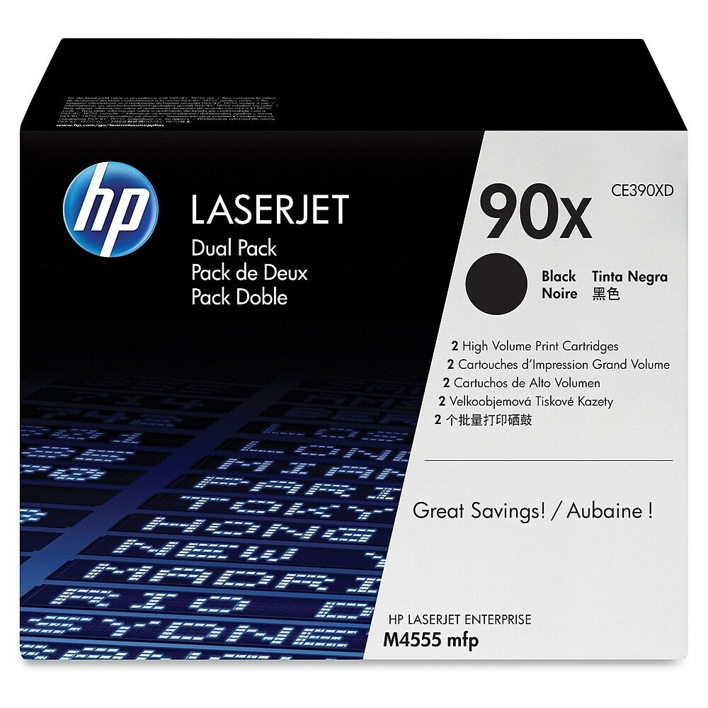 HP Cartouche Laser Originale Noire (48 000 pages)  - 90X - CE390XD