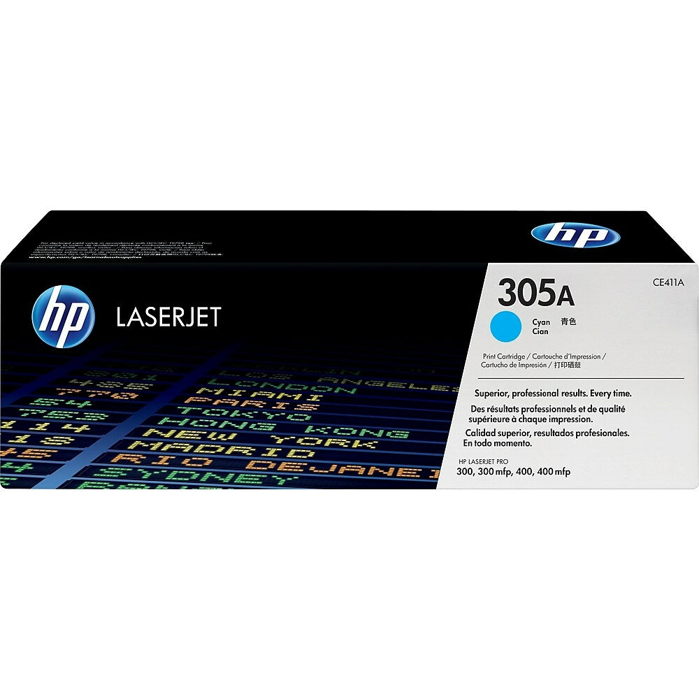 HP Cartouche Laser Originale Cyan (2 600 pages)  - 305A - CE411A