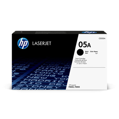 HP Cartouche Laser Originale Noire (2 300 pages)  - 05A - CE505A