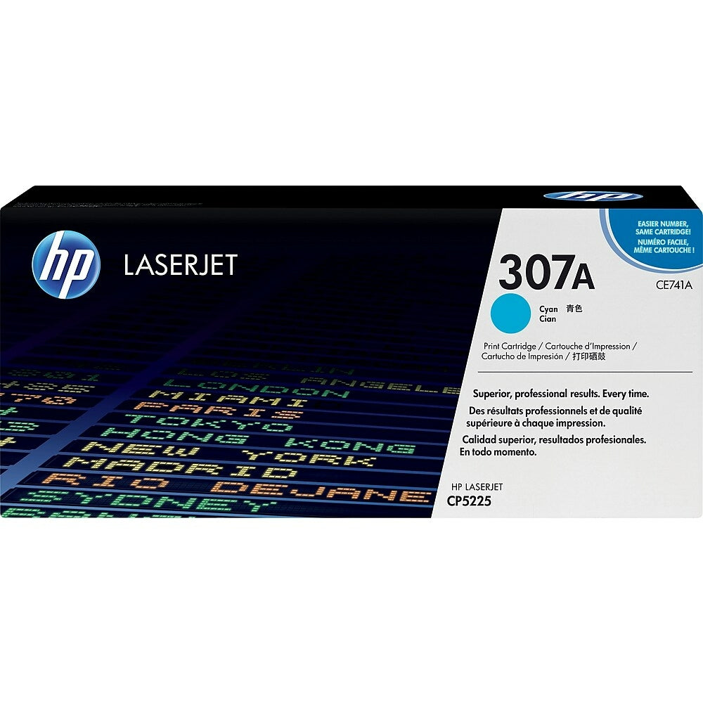 HP Cartouche Laser Originale Cyan (7 300 pages)  - 307A - CE741A