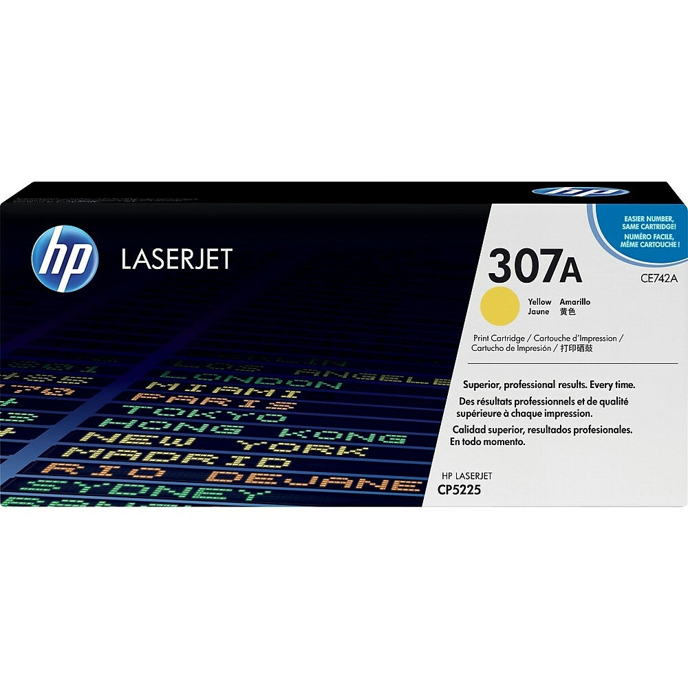 HP Cartouche Laser Originale Jaune (7 300 pages)  - 307A - CE742A