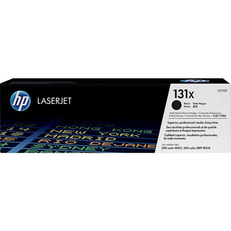 HP Cartouche Laser Originale Noire (2 400 pages)  - 131X - CF210X