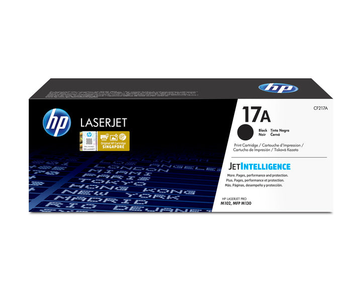 HP Cartouche Laser Originale Noire (1 600 pages)  - 17A - CF217A