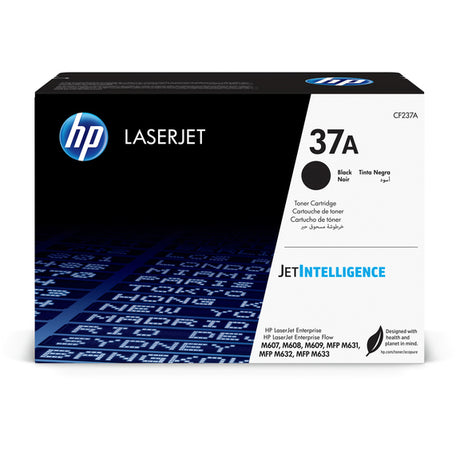 HP Cartouche Laser Originale Noire (11 000 pages)  - 37A - CF237A