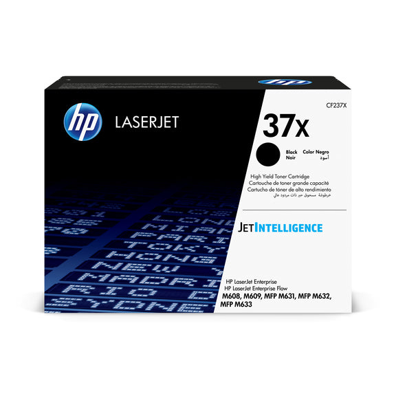 HP Cartouche Laser Originale Noire (25 000 pages)  - 37X - CF237X
