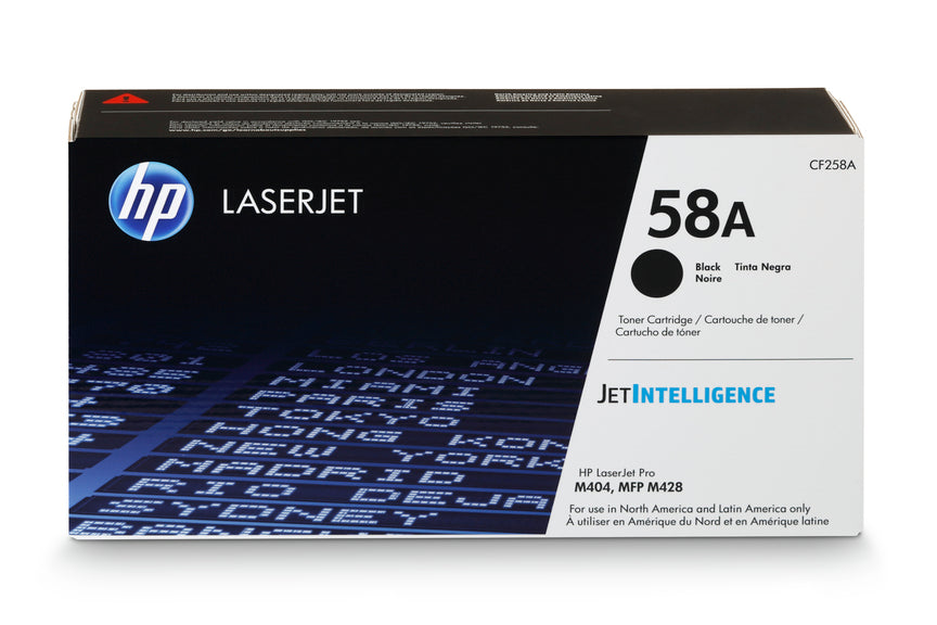 HP Cartouche Laser Originale Noire (3 000 pages)  - 58A - CF258A