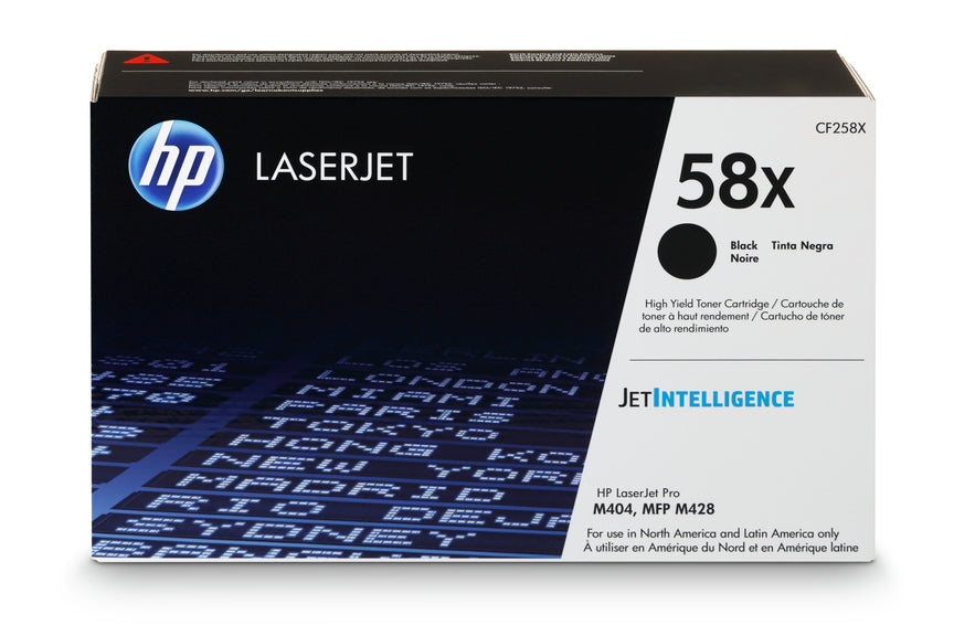 HP Cartouche Laser Originale Noire (10 000 pages)  - 58X - CF258X