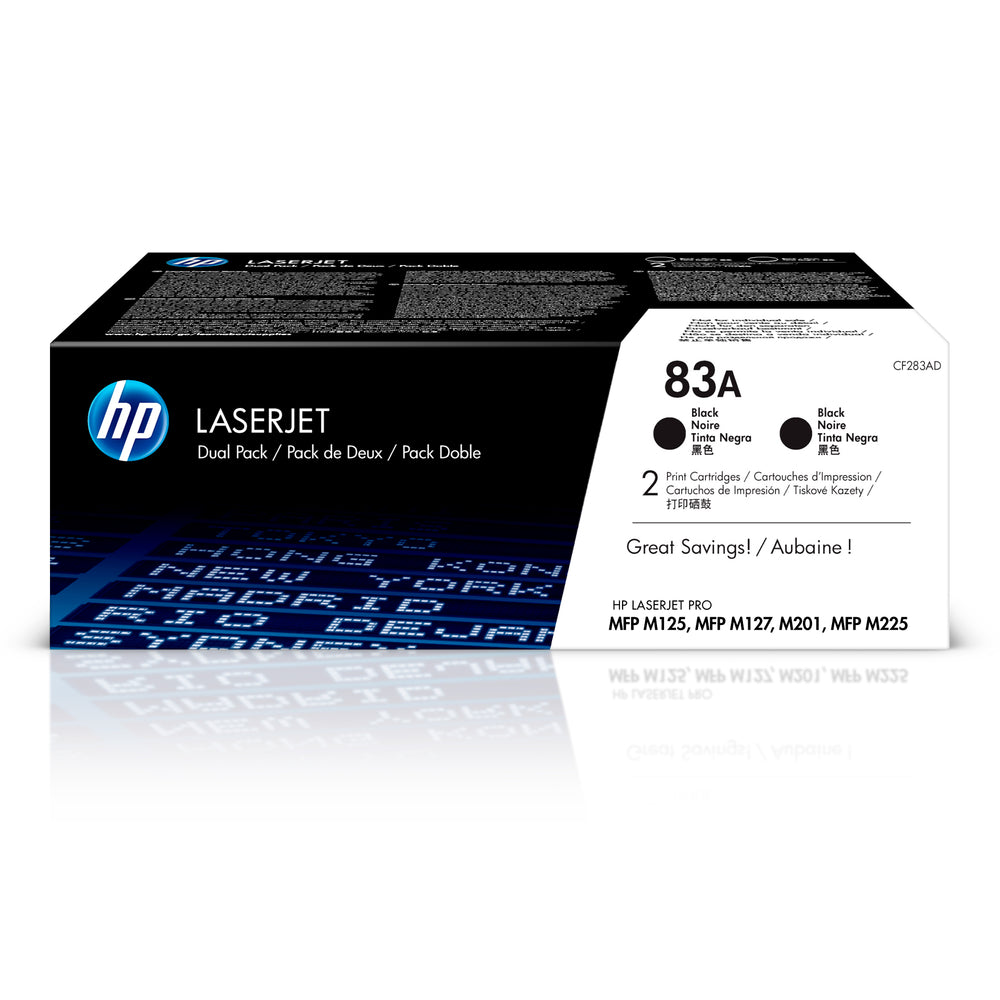 HP Cartouche Laser Originale Noire (3 000 pages)  - 83A - CF283AD