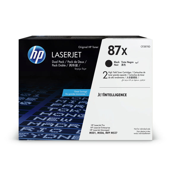 HP Cartouche Laser Originale Noire (36 000 pages)  - 87X - CF287XD
