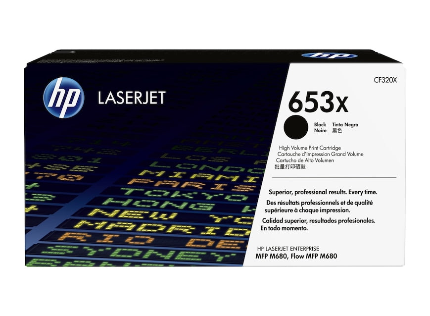 HP Cartouche Laser Originale Noire (21 000 pages)  - 653X - CF320X