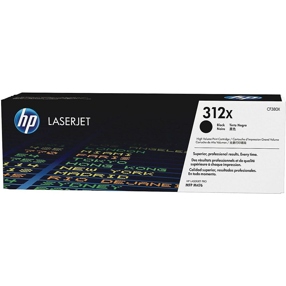 HP Cartouche Laser Originale Noire (4 400 pages)  - 312X - CF380X